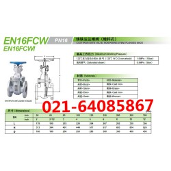 EN16FCW闸阀KITZ北泽_EN16FCWI铸铁法兰闸阀