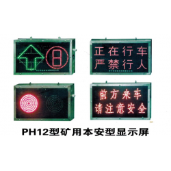 山东岽矿安牌矿用PH12本安显示屏滚动字体