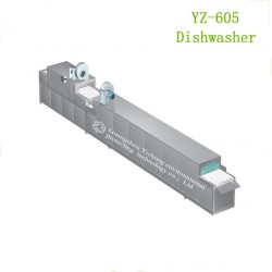 YZ-605全自动商用洗碗机学校食堂厂家直销清洗烘干一体机