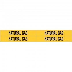 NATURAL GAS 管道标志